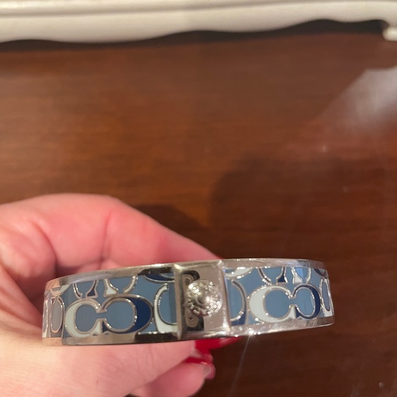 Coach bangle bracelet. Signature C. Three different blue colors. - Picture 3 of 11